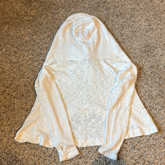 Anthropologie Saturday Sunday Almeria Hooded Cowl Top Cream Sweater - Picture 8 of 11